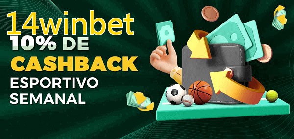 10% de bônus de cashback na 14winbet